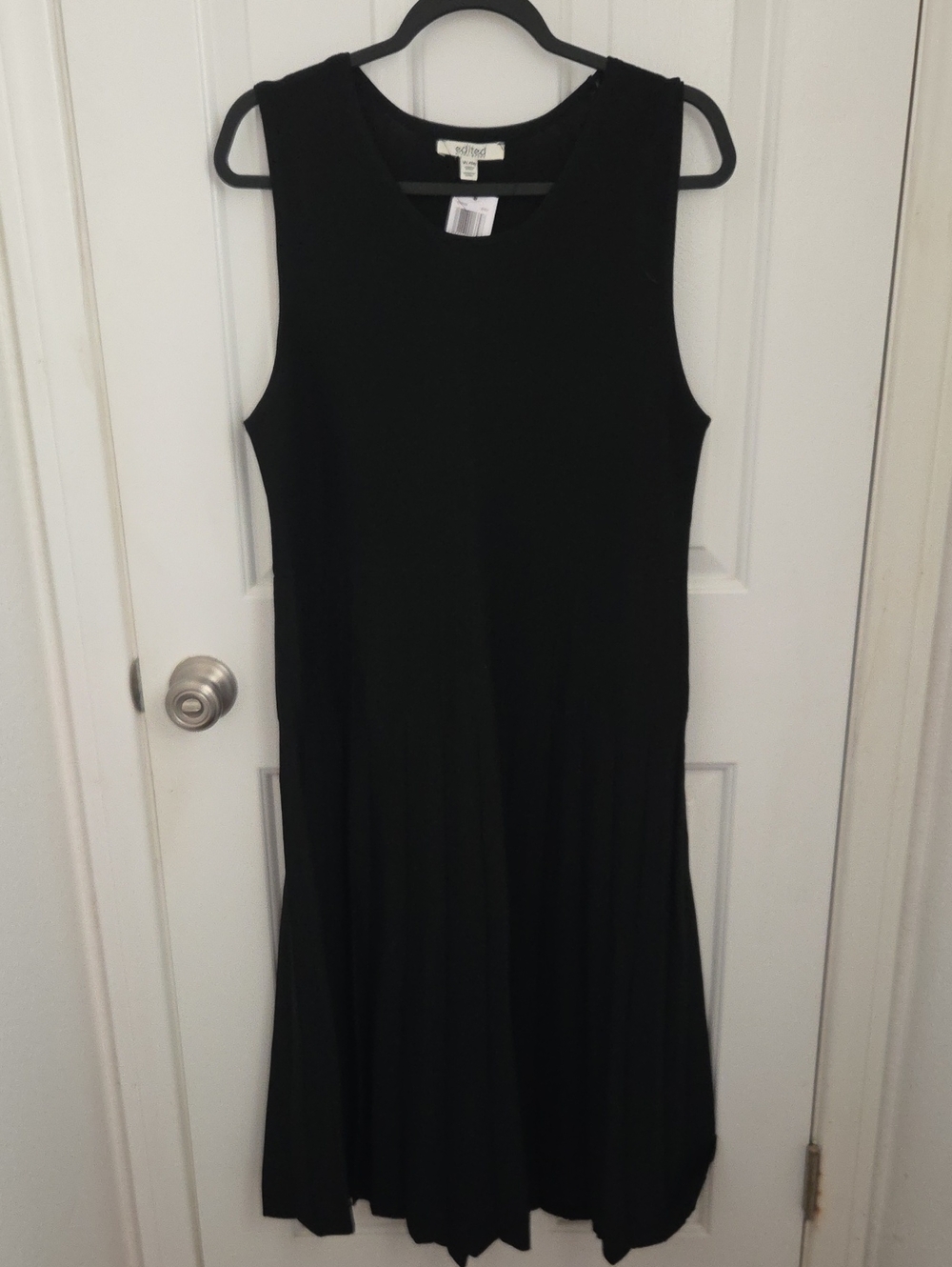 Edited by Remi Bader Black Sleeveless A-Line Dress NWT